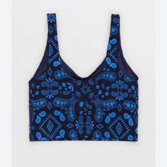aerie Other - Offline by Aerie Low Key Real Me Longline Sports Bra